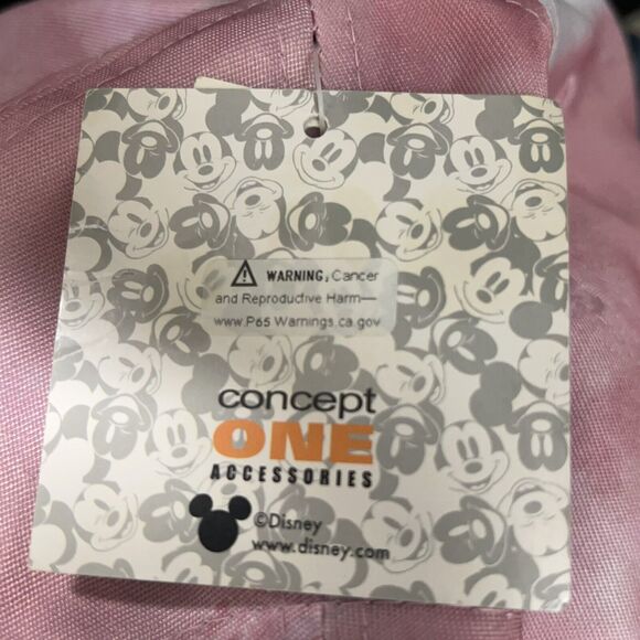 NWT Disney Mickey Mouse Baseball Hat Pink Tie Dye Adjustable Strap Concept One - Picture 6 of 9